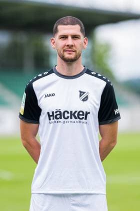 Viktor Miftaraj; SV Rödinghausen; Regionalliga West, Porträttermin 2025 2026. Rödinghausen Nordrhein-Westfalen Deutschland Häcker Wiehenstadion