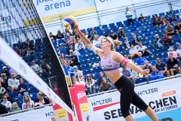 Beach volleyball, Beachvolleyball - Pro Beach Battle Masters SEEWALCHEN,AUSTRIA,11.JUL.25 - BEACH VOLLEYBALL - Beach Volleyball Tour PRO, Pro Beach Battle Masters Litzlberg. Image shows Lilli Hohenauer .  GEPAxpictures xDanielaxMoser