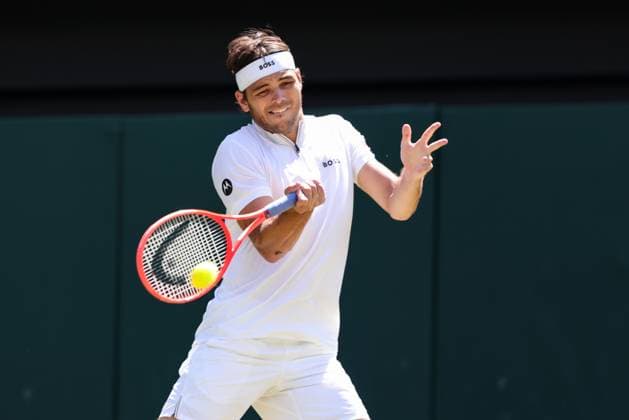 Taylor Fritz (USA), Herren Einzel, Gentlemen s Singles Tennis - Wimbledon 2025 - Grand Slam ITF ATP, Tennis Herren WTA, Tennis Damen - AELTC - London - - Great Britain - 11 July 2025. Copyright: xJuergenxHasenkopfx