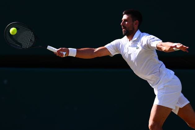 Novak Djokovic during his semi final match Wimbledon Tennis Championships, Day 12, The All England Lawn Tennis and Croquet Club, London, UK - 11 Jul 2025London The All England Lawn Tennis and United Kingdom  Copyright: xJamesxMarsh Shutterstockx 15392288ec
