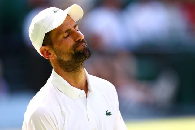 Novak Djokovic during his semi final match Wimbledon Tennis Championships, Day 12, The All England Lawn Tennis and Croquet Club, London, UK - 11 Jul 2025London The All England Lawn Tennis and United Kingdom  Copyright: xJamesxMarsh Shutterstockx 15392288ev