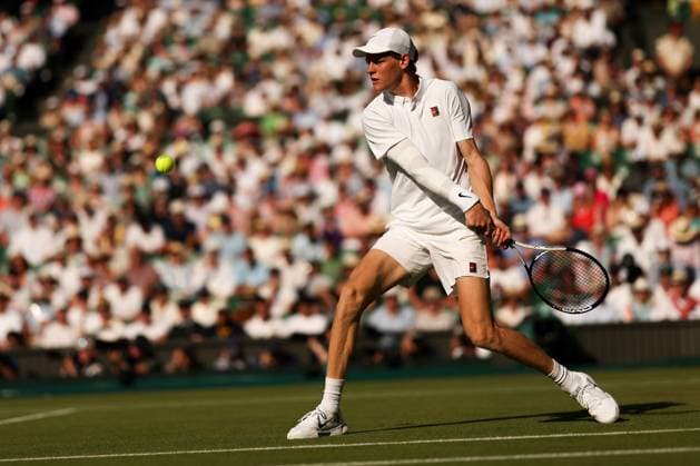 Jannik Sinner during his Semi-Final match Wimbledon Tennis Championships, Day 12, The All England Lawn Tennis and Croquet Club, London, UK - 11 Jul 2025London The All England Lawn Tennis and United Kingdom  Copyright: xEllaxLing Shutterstockx 15392289cj