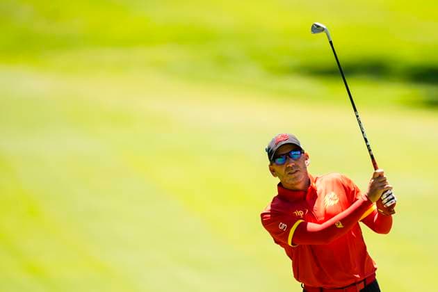July 11, 2025, Cadiz, Cadiz, SPAIN: Sergio Garcia of Fireball team in actions during day one of the LIV Golf Andalucia at Golf Club Royal of Valderrama on July 11, 2025 in Cadiz, Spain. Cadiz SPAIN - ZUMAa181 20250711_zaa_a181_039 Copyright: xJoaquinxCorcherox
