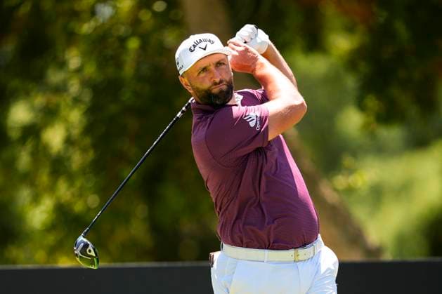July 11, 2025, Cadiz, Cadiz, SPAIN: Jon Rahm of Legion XIII team in actions during day one of the LIV Golf Andalucia at Golf Club Royal of Valderrama on July 11, 2025 in Cadiz, Spain. Cadiz SPAIN - ZUMAa181 20250711_zaa_a181_096 Copyright: xJoaquinxCorcherox