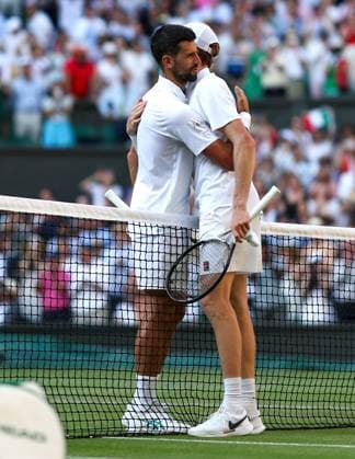 Novak Djokovic loses his Semi-Final match to Jannik Sinner Wimbledon Tennis Championships, Day 12, The All England Lawn Tennis and Croquet Club, London, UK - 11 Jul 2025London The All England Lawn Tennis and United Kingdom  Copyright: xEllaxLing Shutterstockx 15392289fl