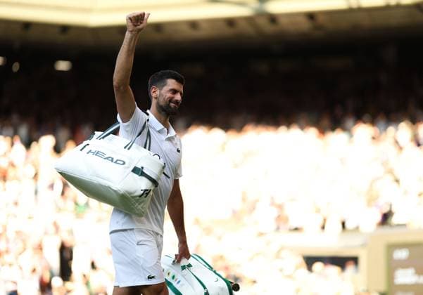 Novak Djokovic loses his Semi-Final match Wimbledon Tennis Championships, Day 12, The All England Lawn Tennis and Croquet Club, London, UK - 11 Jul 2025London The All England Lawn Tennis and United Kingdom  Copyright: xEllaxLing Shutterstockx 15392289fq
