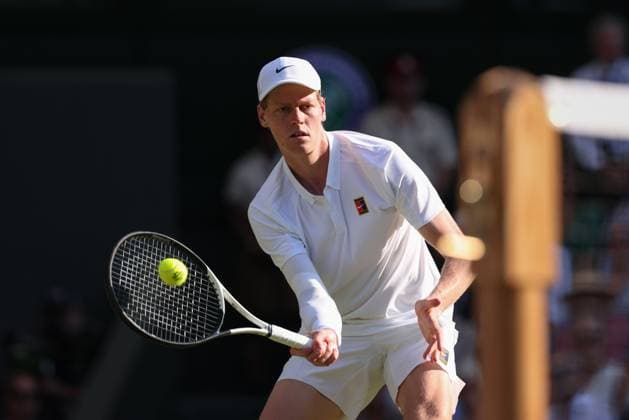 Jannik Sinner (ITA), Herren Einzel, Gentlemen s Singles Tennis - Wimbledon 2025 - Grand Slam ITF ATP, Tennis Herren WTA, Tennis Damen - AELTC - London - - Great Britain - 11 July 2025. Copyright: xJuergenxHasenkopfx