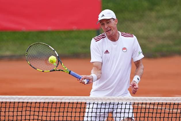 11.07.2025, xydrx, Köln, Tennis, 1.Bundesliga Herren, Kölner THC Stadion Rot-Weiss 1 - TC Bredeney 1, Tennisanlage Olympiaweg: Jan Choinski (Kölner THC Stadion Rot-Weiss 1) Nordrhein-Westfahlen Deutschland