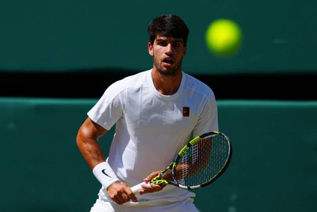 Carlos Alcaraz Wimbledon Tennis Championships, Day 12, The All England Lawn Tennis and Croquet Club, London, UK - 11 Jul 2025London The All England Lawn Tennis and United Kingdom  Copyright: xJavierxGarcia Shutterstockx 15392287fp