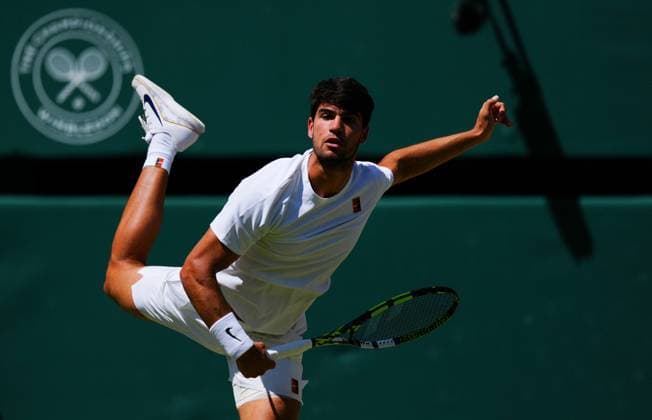Carlos Alcaraz Wimbledon Tennis Championships, Day 12, The All England Lawn Tennis and Croquet Club, London, UK - 11 Jul 2025London The All England Lawn Tennis and United Kingdom  Copyright: xJavierxGarcia Shutterstockx 15392287gb