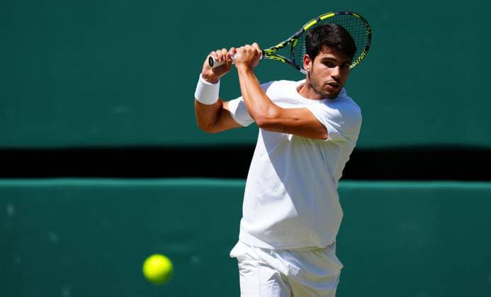 Carlos Alcaraz Wimbledon Tennis Championships, Day 12, The All England Lawn Tennis and Croquet Club, London, UK - 11 Jul 2025London The All England Lawn Tennis and United Kingdom  Copyright: xJavierxGarcia Shutterstockx 15392287gn