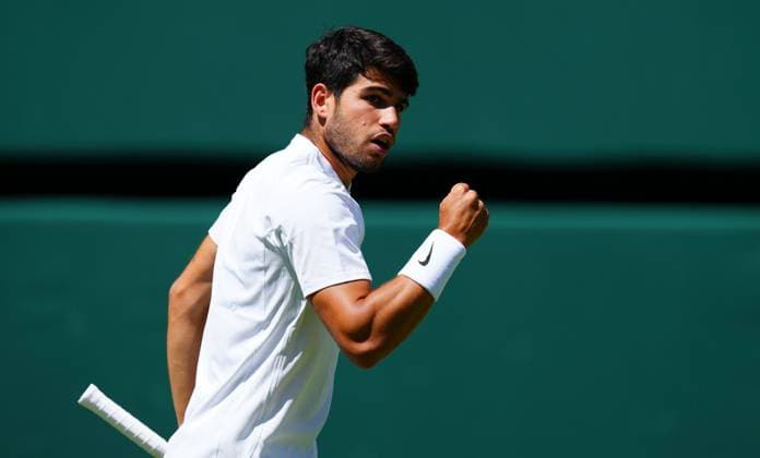 Carlos Alcaraz Wimbledon Tennis Championships, Day 12, The All England Lawn Tennis and Croquet Club, London, UK - 11 Jul 2025London The All England Lawn Tennis and United Kingdom  Copyright: xJavierxGarcia Shutterstockx 15392287go