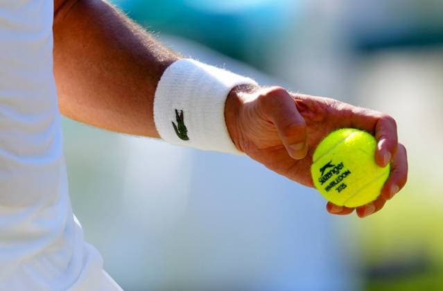 Novak Djokovic holds a Wimbledon 2025 Slazenger ball Wimbledon Tennis Championships, Day 12, The All England Lawn Tennis and Croquet Club, London, UK - 11 Jul 2025London The All England Lawn Tennis and United Kingdom  Copyright: xJavierxGarcia Shutterstockx 15392287ht