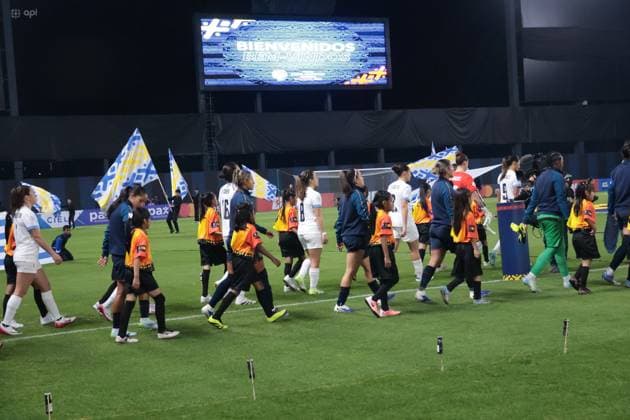 COPA AMERICA FEMENINA 11 de julio del 2025 Encuentro entre Ecuador VS Uruguay por la Copa AmÃ rica Femenina en el estadio Banco Guayaquil. QUITO PICHINCHA ECUADOR Copyright: xHENRYxLAPOx