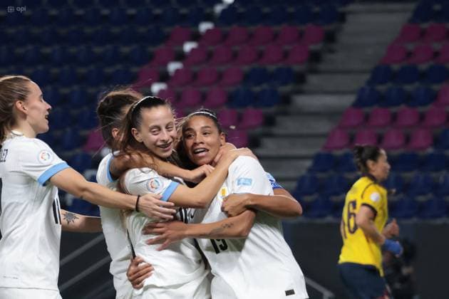 COPA AMERICA FEMENINA 11 de julio del 2025 Encuentro entre Ecuador VS Uruguay por la Copa AmÃ rica Femenina en el estadio Banco Guayaquil. QUITO PICHINCHA ECUADOR Copyright: xHENRYxLAPOx