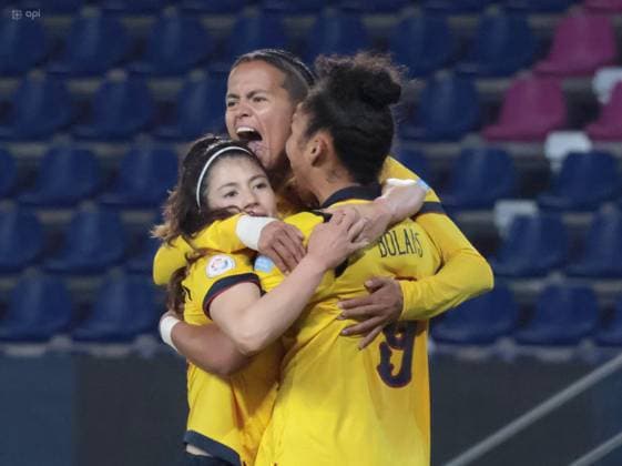 COPA AMERICA FEMENINA 11 de julio del 2025 Encuentro entre Ecuador VS Uruguay por la Copa AmÃ rica Femenina en el estadio Banco Guayaquil. QUITO PICHINCHA ECUADOR Copyright: xHENRYxLAPOx
