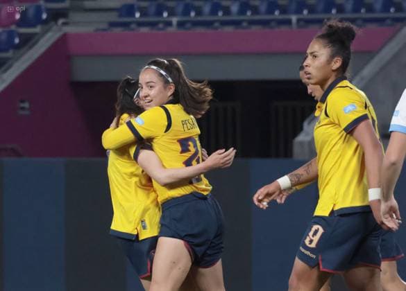 COPA AMERICA FEMENINA 11 de julio del 2025 Encuentro entre Ecuador VS Uruguay por la Copa AmÃ rica Femenina en el estadio Banco Guayaquil. QUITO PICHINCHA ECUADOR Copyright: xHENRYxLAPOx