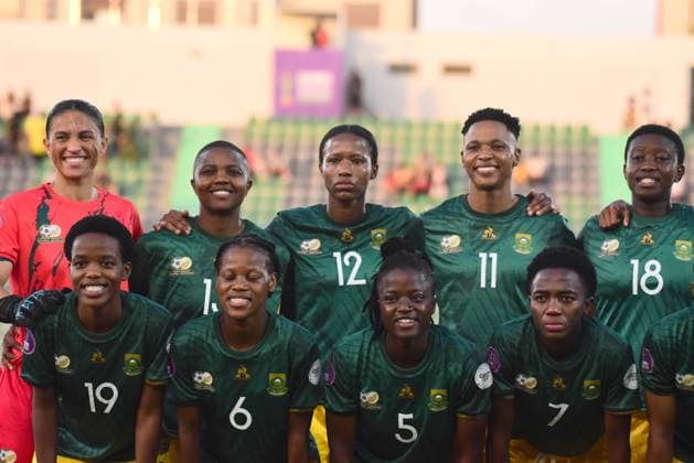 OUJDA, MOROCCO - JULY 11: South Africa during the 2025 Women s Africa Cup of Nations (WAFCON) match between Tanzania and South Africa at Honor Stadium on July 11, 2025 in Oujda, Morocco. (Photo by Seyi Victor Gallo Images Copyright: xx