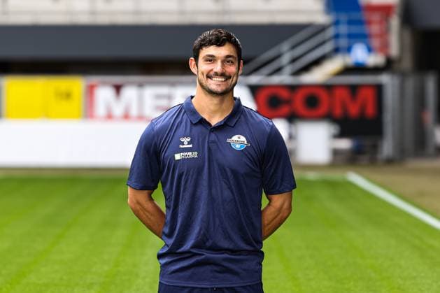 Athletik-Trainer Ruben Solis, SC Paderborn - 2. Fussball Bundesliga Porträttermin 2. BL 2025 2026 offizieller Fototermin SC Paderborn in der Home Deluxe Arena in Paderborn - Porträt, Portrait, Einzelbild, Deutschland, Fussball, Maenner, GER, 11.07.2025