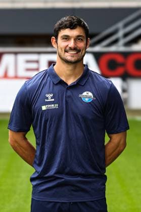 Athletik-Trainer Ruben Solis, SC Paderborn - 2. Fussball Bundesliga Porträttermin 2. BL 2025 2026 offizieller Fototermin SC Paderborn in der Home Deluxe Arena in Paderborn - Porträt, Portrait, Einzelbild, Deutschland, Fussball, Maenner, GER, 11.07.2025