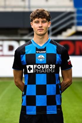 Kevin Krumme, SC Paderborn - 2. Fussball Bundesliga Porträttermin 2. BL 2025 2026 offizieller Fototermin SC Paderborn in der Home Deluxe Arena in Paderborn - Porträt, Portrait, Einzelbild, Deutschland, Fussball, Maenner, GER, 11.07.2025