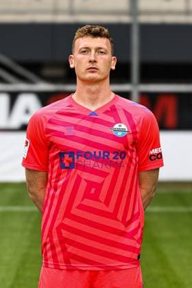 Torwart Markus Schubert, SC Paderborn - 2. Fussball Bundesliga Porträttermin 2. BL 2025 2026 offizieller Fototermin SC Paderborn in der Home Deluxe Arena in Paderborn - Porträt, Portrait, Einzelbild, Deutschland, Fussball, Maenner, GER, 11.07.2025