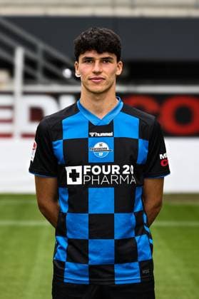 Marco Wörner, SC Paderborn - 2. Fussball Bundesliga Porträttermin 2. BL 2025 2026 offizieller Fototermin SC Paderborn in der Home Deluxe Arena in Paderborn - Porträt, Portrait, Einzelbild, Deutschland, Fussball, Maenner, GER, 11.07.2025