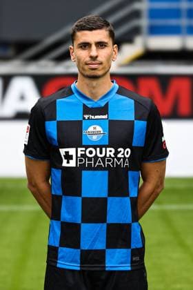 Koen Kostons, SC Paderborn - 2. Fussball Bundesliga Porträttermin 2. BL 2025 2026 offizieller Fototermin SC Paderborn in der Home Deluxe Arena in Paderborn - Porträt, Portrait, Einzelbild, Deutschland, Fussball, Maenner, GER, 11.07.2025