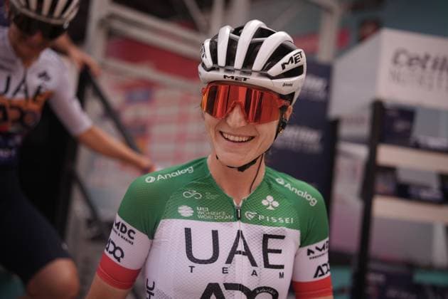 Uae Team Adq™s Longo Borghini Elisa during the 7th stage of the Giro d™Italia Women, from Fermignano to Monte Nerone, Italy Saturday, July 12, 2025. - cycling .  Copyright: xMarcoxAlpozzi LaPressex