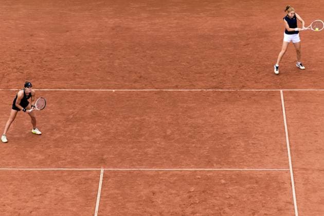 250712 Irene Burillo of Spain and Berfu Cengiz of Turkey during the double final of Nordea Open on July 12, 2025 in Bastad. Photo: Mathilda Schuler BILDBYRAN kod MA MA0844 tennis WTA, Tennis Damen 125 nordea open dubbelfinal dam bbeng Copyright: MATHILDAxSCHULER BB250712MA008