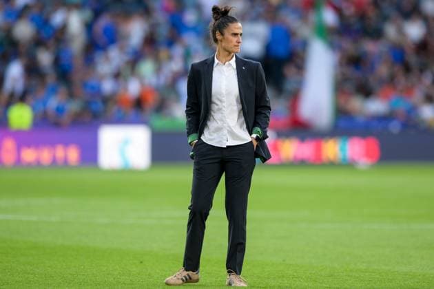 Fußball, UEFA Women s EURO 2025, 20250711, Italien - Spanien. Im Bild Trainerin Spanien Montserrat TOME. Bern Stadion Wankdorf Bern Schweiz Copyright: Passion2Press MarkusxFischerx