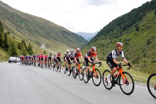 CYCLING - Tour of Austria 2025 KUEHTAI,AUSTRIA,12.JUL.25 - CYCLING - Tour of Austria, stage 3, Innsbruck - Kuehtai. Image shows peloton.  GEPAxpictures xMichaelxKristen