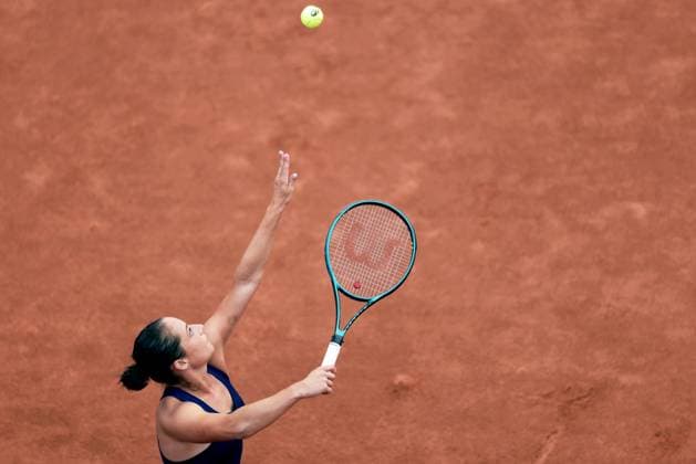 BASTAD, SVERIGE 20250712 Elisabetta Cocciaretto, Italien, mot Katarzyna Kawa, Polen, under lördagens final i damernas singel under tennisturneringen Nordea Open i Bastad. BASTAD SVERIGE x9200x