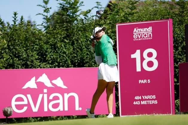 EVIAN-LES-BAINS, FRANCE - 12.07.2025: Clarisa Temelo (MEX) of The Amundi Evian Championship at the Evian Resort Golf Club on July 12, 2025 in Evian-les-Bains, France.