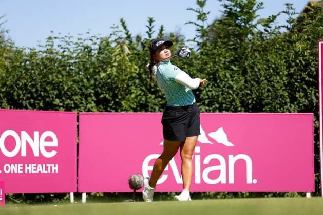 EVIAN-LES-BAINS, FRANCE - 12.07.2025: Soo Bin Joo (KOR) of The Amundi Evian Championship at the Evian Resort Golf Club on July 12, 2025 in Evian-les-Bains, France.