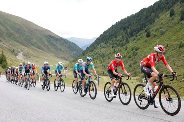 CYCLING - Tour of Austria 2025 KUEHTAI,AUSTRIA,12.JUL.25 - CYCLING - Tour of Austria, stage 3, Innsbruck - Kuehtai. Image shows peloton.  GEPAxpictures xMichaelxKristen