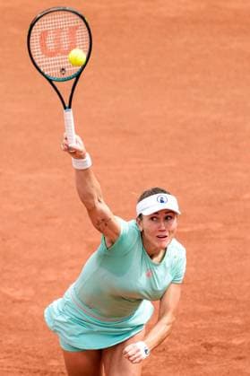 250712 Elisabetta Cocciaretto of Italy during the singel final of Nordea Open on July 12, 2025 in Bastad. Photo: Mathilda Schuler BILDBYRAN kod MA MA0844 tennis WTA, Tennis Damen 125 nordea open singelfinal dam bbeng Copyright: MATHILDAxSCHULER BB250712MA060