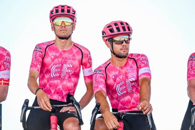 Tour de France 2025 Stage 8 LAVAL ESPACE MAYENNE, FRANCE - JULY 12 : Albanese Vincenzo (ITA) of EF Education - Easypost on stage before the start of the race during stage 8 of the 112th edition of Tour de France an UCI World Tour 2.UWT cycling road race stage for Men Elite of 174 km with start in Saint-Meen-le-Grand and finish in Laval Espace Mayenne on July 12, 2025 in Laval Espace Mayenne, France, 12 07 2025 ( Motordriver Kenny Verfaillie - Laval Espace Mayenne France  Copyright: xJanxDexMeuleneirx