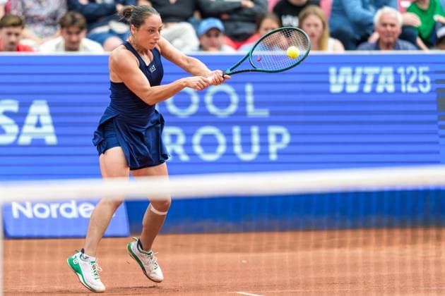 250712 Katarzyna Kawa of Poland during the singel final of Nordea Open on July 12, 2025 in Bastad. Photo: Mathilda Schuler BILDBYRAN kod MA MA0844 tennis WTA, Tennis Damen 125 nordea open singelfinal dam bbeng Copyright: MATHILDAxSCHULER BB250712MA063