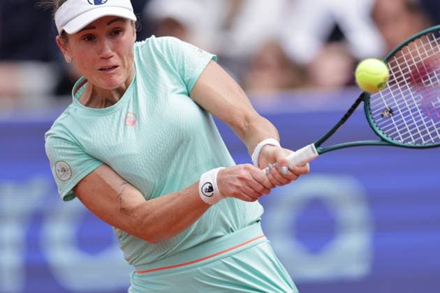 BASTAD, SWEDEN 20250712 Katarzyna Kawa, Poland, (picture) against Elisabetta Cocciaretto, Italy, during the women s singles final at the Nordea Open tennis tournament in Bastad, Sweden July 12, 2025. BASTAD SWEDEN x9200x
