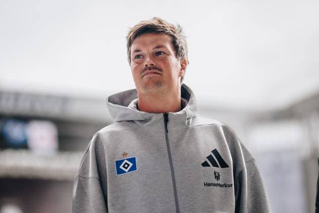 Fußball I Herren I Saison 2025-2026 I Testspiel I FC Kopenhagen - Hamburger SV I 12.07.2025 Merlin Polzin (Trainer, Hamburger SV) im Fokus. Kopenhagen Parken Dänemark Copyright: xLobecax xHenningxRohlfsx