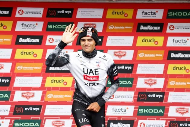 CYCLING - Tour of Austria 2025 KUEHTAI,AUSTRIA,12.JUL.25 - CYCLING - Tour of Austria, stage 3, Innsbruck - Kuehtai. Image shows Isaac del Toro (MEX UAE TEAM EMIRATES XRG).  GEPAxpictures xMichaelxKristen