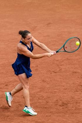 250712 Elisabetta Cocciaretto of Italy during the singel final of Nordea Open on July 12, 2025 in Bastad. Photo: Mathilda Schuler BILDBYRAN kod MA MA0844 tennis WTA, Tennis Damen 125 nordea open singelfinal dam bbeng Copyright: MATHILDAxSCHULER BB250712MA077
