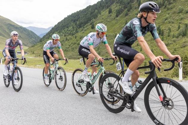 CYCLING - Tour of Austria 2025 KUEHTAI,AUSTRIA,12.JUL.25 - CYCLING - Tour of Austria, stage 3, Innsbruck - Kuehtai. Image shows the peloton.  GEPAxpictures xMichaelxKristen