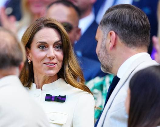 Catherine Duchess of Cambridge in the Royal Box on Centre Court Wimbledon Tennis Championships, Day 13, The All England Lawn Tennis and Croquet Club, London, UK - 12 Jul 2025London The All England Lawn Tennis and United Kingdom  Copyright: xJavierxGarcia Shutterstockx 15392293ab