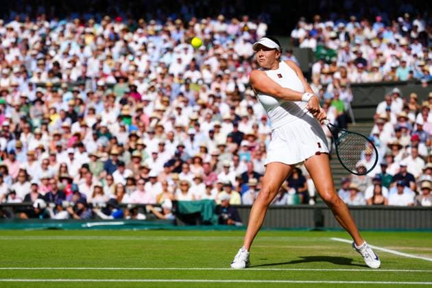 Amanda Anisimova during the Ladies Singles Final Wimbledon Tennis Championships, Day 13, The All England Lawn Tennis and Croquet Club, London, UK - 12 Jul 2025London The All England Lawn Tennis and United Kingdom  Copyright: xJavierxGarcia Shutterstockx 15392293bj