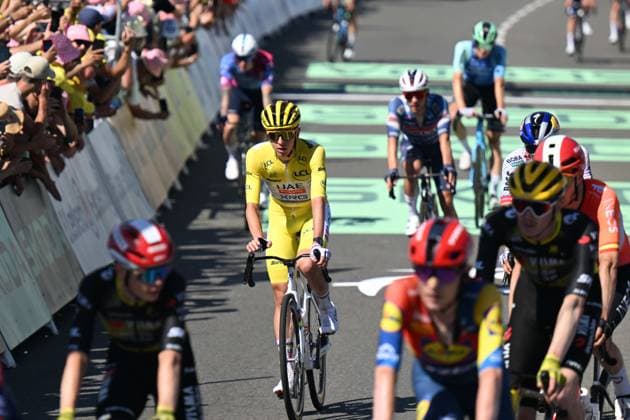 12-07-2025 Tour De France; Tappa 08 Saint Meen Le Grand - Laval; 2025, Uae Team Emirates - Xrg; Pogacar, Tadej; Laval; 