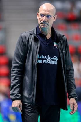OLSZTYN 12.07.2025 SIATKOWKA MIEDZYNARODOWY MECZ TOWARZYSKI POLSKA - IRAN - - - FRIENDLY INTERNATIONAL VOLLEYBALL MATCH: POLAND - IRAN NZ TRENER COACH ROBERTO PIAZZA PORTRET PORTRAIT FOT. MACIEJ GILEWSKI 400mm.pl NEWSPIX.PL --- newspix.pl 