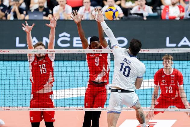 OLSZTYN 12.07.2025 SIATKOWKA MIEDZYNARODOWY MECZ TOWARZYSKI POLSKA - IRAN - - - FRIENDLY INTERNATIONAL VOLLEYBALL MATCH: POLAND - IRAN NZ JAKUB KOCHANOWSKI WILFREDO LEON AMIN ESMAEILNEZHAD FOT. MACIEJ GILEWSKI 400mm.pl NEWSPIX.PL --- newspix.pl 