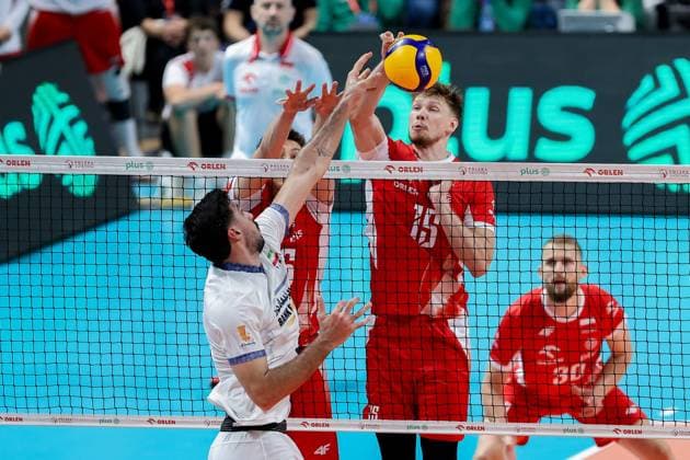 OLSZTYN 12.07.2025 SIATKOWKA MIEDZYNARODOWY MECZ TOWARZYSKI POLSKA - IRAN - - - FRIENDLY INTERNATIONAL VOLLEYBALL MATCH: POLAND - IRAN NZ JAN FIRLEJ JAKUB KOCHANOWSKI FOT. MACIEJ GILEWSKI 400mm.pl NEWSPIX.PL --- newspix.pl 